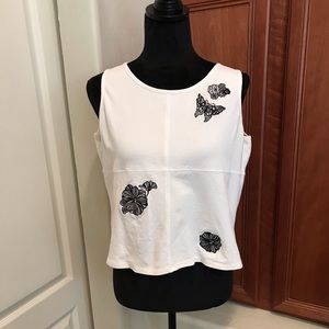 No sleeve dressy top